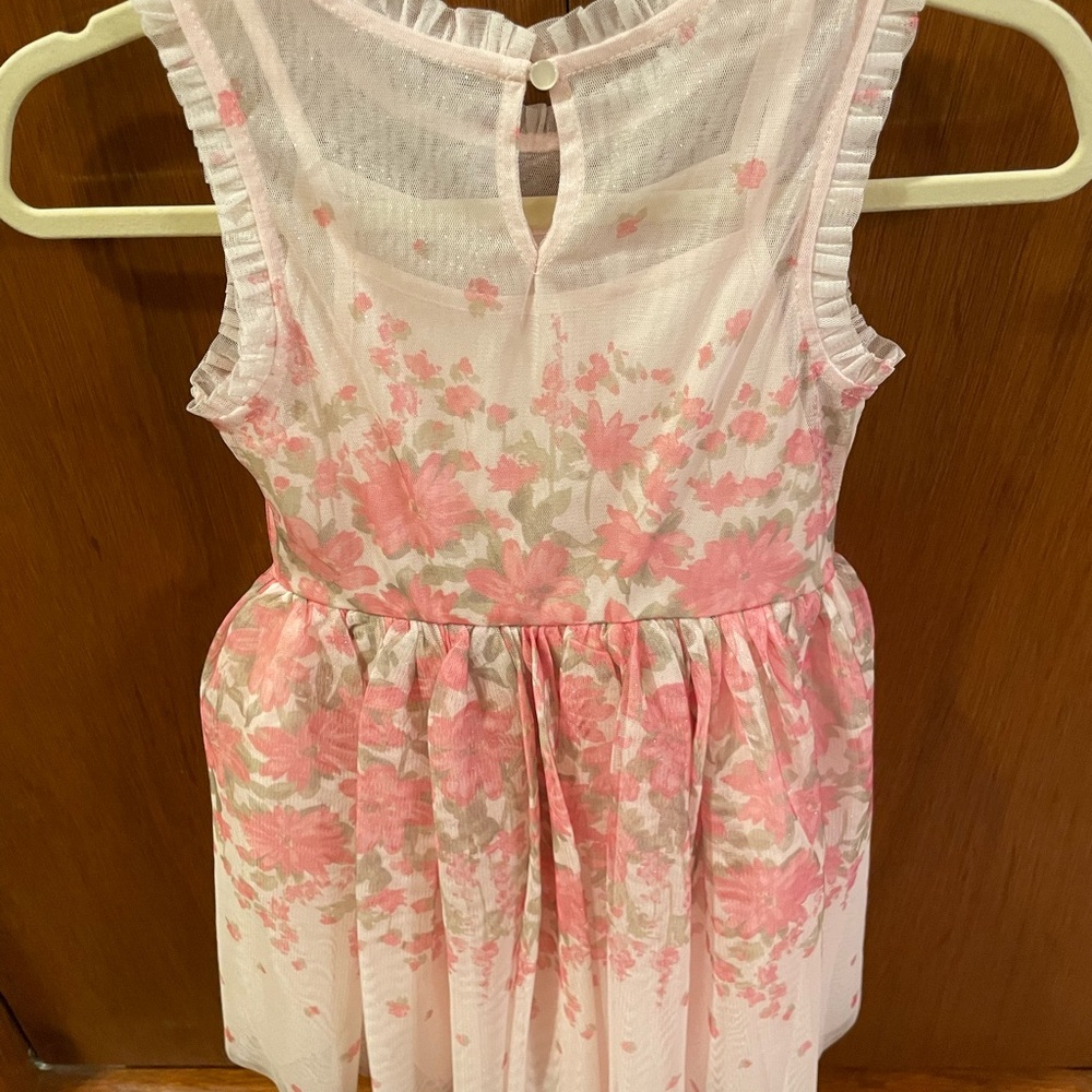 Zhenzi Pink and White Floral Girls Dress Size 8 NWOT - Picture 8 of 10